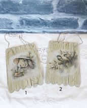 Petits cadres en bois motif pâques